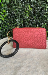 Red Cheetah Bangle Wallet