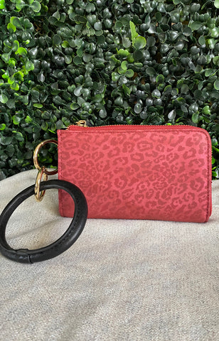 Red Cheetah Bangle Wallet