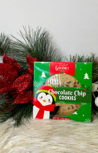 Giant Chocolate Chip Christmas Cookies