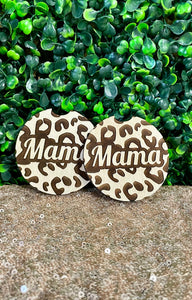 Leopard Mama Car Coaster
