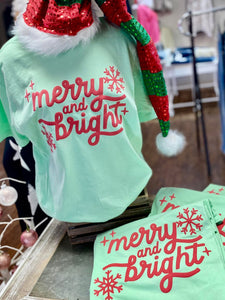 Merry & Bright Puff Tee