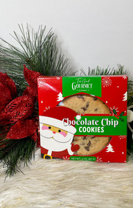 Giant Chocolate Chip Christmas Cookies