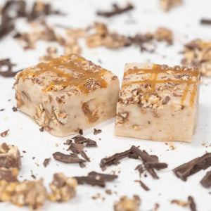 Caramel Vanilla Fudge w/ Snickers Candy Bar Pieces