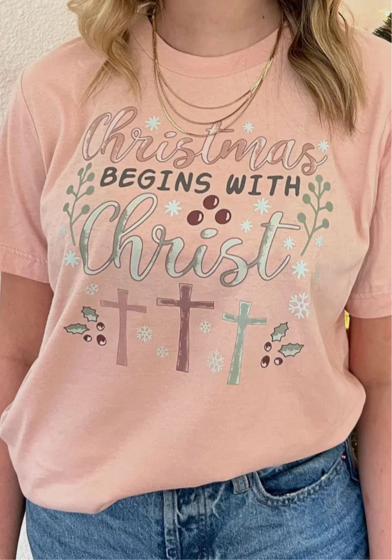 Begins with Christ Tee