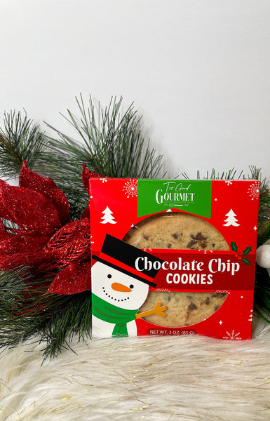 Giant Chocolate Chip Christmas Cookies