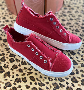 Girlie Girl Red Sneakers