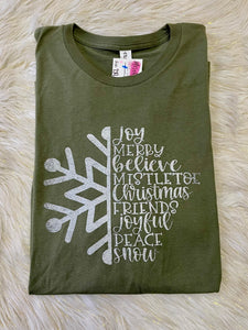 Snowflake Christmas Tee