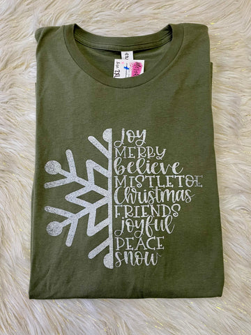 Snowflake Christmas Tee