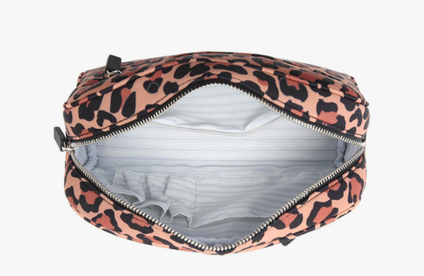 Fun Leopard Neoprene Cosmetic Bag