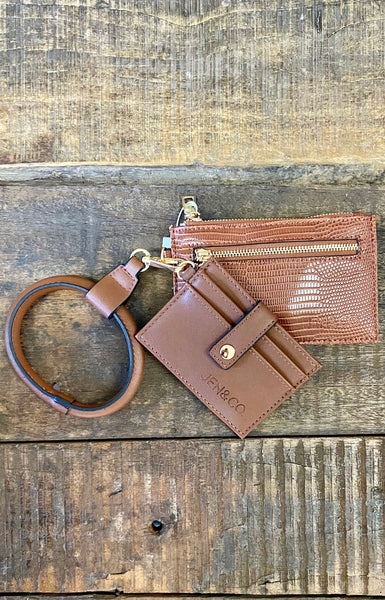 Brown Libby Double Wallet Bangle