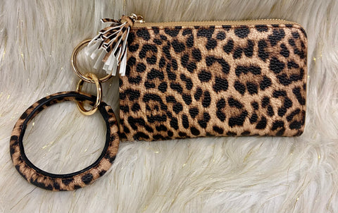 Jen & Co Leopard Bangle Wallet