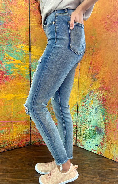 Judy Blue High-Rise Button Fly Jeans